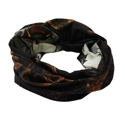 Obacle Skull Face Mask for Women Dust Wind Sun Protection Rave Festival Riding - color: Skull Women Gray White Face With Red Lip