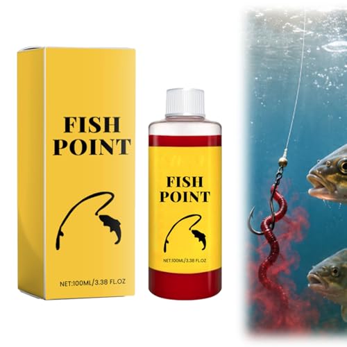 Concentrated Fish Attractant Liquid, Red Worm Liquid Spray, Bait Scent Attractor for Freshwater Fishing, Improves Bite Response - color: 1PCS