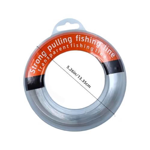 Clear Fishing Line, Monofilament Fishing Line for Hanging Strong Wire Invisible Nylon Line for Hanging Balloons, Wreath, Pictures, Crafts, Decorations, Suitable for Beads Sewing