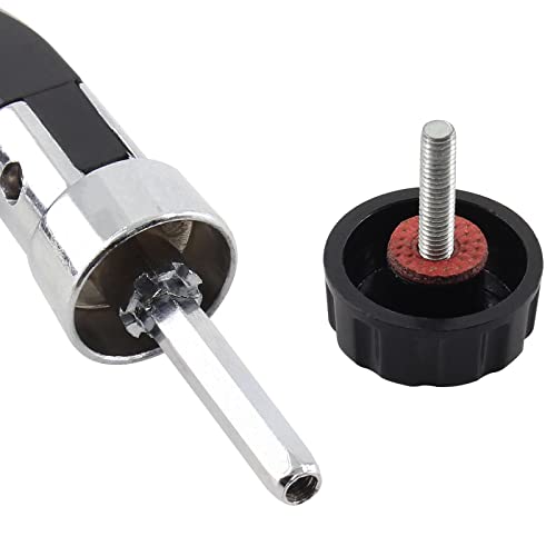 Jiozermi Fishing Reel Power Handle, Small Size, 2 Pcs | Rotary Knob, Stainless Steel, Spinning Reel Handle, Replacement Grip Parts