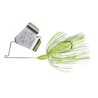 War Eagle Buzzbait Tournament-Preferred Fishing Lure with Unique Keeled Head and Hand-Tied Skirt - color: Hot White Chartreuse, size: 1/2 oz