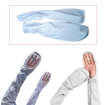 2 Pair Sun Gloves UV Sun Protection Driving Gloves Non-Slip Fingerless Cooling Arm Sleeves Hand Covers for Sunblock Sunscreen Women Driving Biking Mowing Lawn Summer Outdoor Cycling