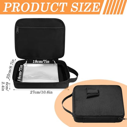 Fishing Lure Binder 2 Pack, Soft Bait Storage Wallet with 20 Clear Pages, Waterproof Tackle Organizer for Kayak Boat Bank, Saltwater Resistant, Compact and Portable