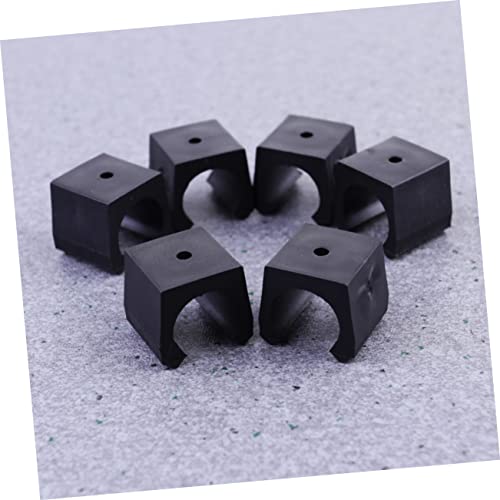 UPKOCH 30pcs Fishing Rod Storage -mounted Organizer Plastic Rod Holders for Home Office Snooker Club Horizontal Clamp Display - size: Size 6