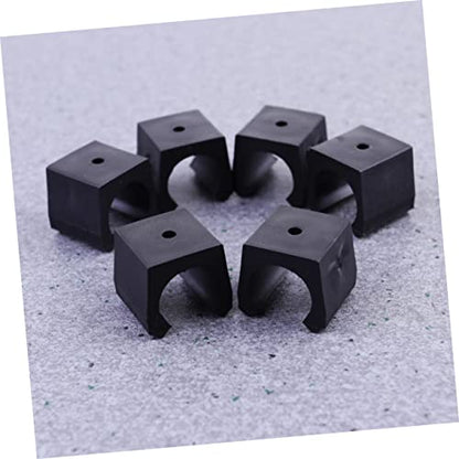 UPKOCH 30pcs Fishing Rod Storage -mounted Organizer Plastic Rod Holders for Home Office Snooker Club Horizontal Clamp Display - size: Size 6