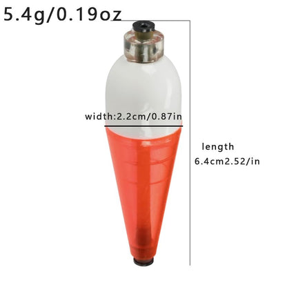 Double X Tackle A-Just-A-Bubble Water-Injected Fishing Float Red and White