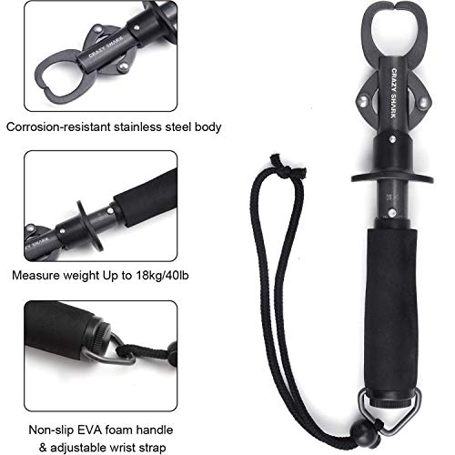 Aluminum Fish Hook Remover Removal Fishing Tools Tackle Squeeze-Out 6.7in Gray - color: Gun Metal