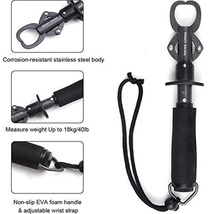 Aluminum Fish Hook Remover Removal Fishing Tools Tackle Squeeze-Out 6.7in Gray - color: Gun Metal