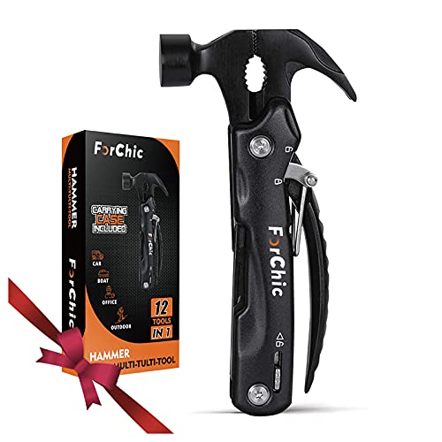 12 in 1 Hammer Multitool, Stocking Stuffers for Adults, Mens Gifts for Christmas, White Elephant Gifts for Adults, Fathers Day Gift for Dad, Men, Him, Grandpa, Husband, Boyfriend - style: Hammer Multitool_A