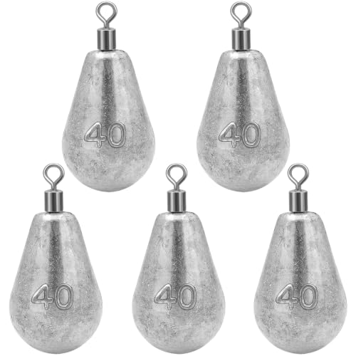 Long Casting Swivel Bell Sinkers Fishing Weights Drop Shot Weights with Swivels Fishing Lead Sinker 1/2oz 3/4oz 1oz 2oz 3oz - size: 5oz-5pcs