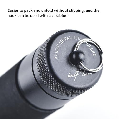 Fishing Line Bobbin Knotter Knot Puller Tool，Fishing FG GT Knot Puller Tool Assist, Fishing Knot Tying Tool, PE Fishing Line Spooling Pull Drag Tool, Tension Line Dragger for Saltwater - color: Black