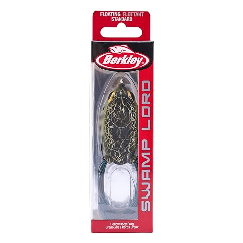 Berkley Swamp Lord Hollow Body Frog Fishing Bait - color: MF Bluegill, size: Standard