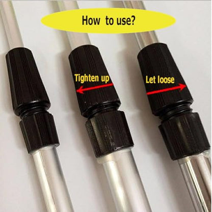 4-Pack Telescopic Fishing Rod Holders for Ground Fishing Rod Holders Stand Fishing Pole Rack for Bank