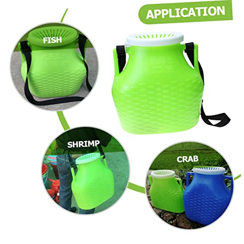 Professional Fish Basket Portable Fishing Bucket Accessories Reusable Shrimp Container for Camping Outdoor Activities