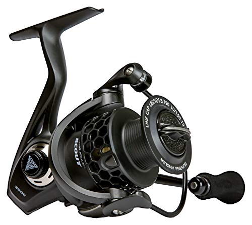 Sunrise Angler Scout 3000 Freshwater Spinning Reel | Lightweight 8.6 oz Carbon Fiber Body | Triple Disc 24+ lbs Max Drag | 10+1 Stainless Steel BB | 5.2:1 Gear Ratio | EVA Grip