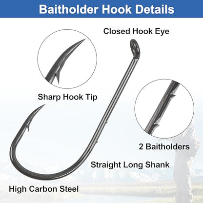 Fishing Tackle Kit Basic Fishing Bobbers Tackle Kit Included Fishing Bobbers Hooks Swivels Fishing Sinkers Weights Starter Kit for Trout Bass Catfish Panfish