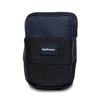 BatPower Fishing Belt Set with Rod Holder: Professional Fighting Waist Belt with Battery Pouch & Pliers Case - Compatible with Daiwa, Shimano, Banax, Miya Reels