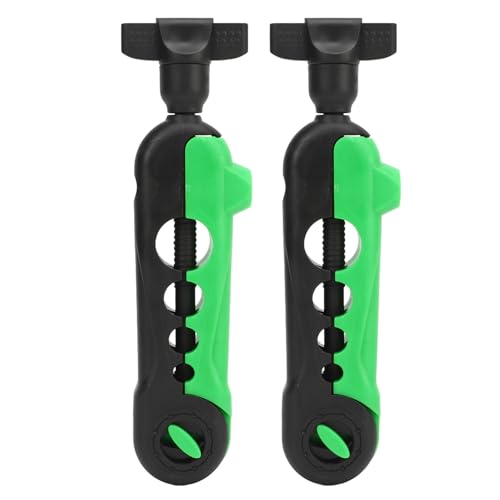 Tyenaza 2PCS Mini Line Spooler, Portable Adjustable Fishing Line Spooler Fishing Line Winder Machine Mini Bobbin Reel Accessories - color: Black Green