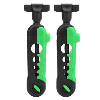 Tyenaza 2PCS Mini Line Spooler, Portable Adjustable Fishing Line Spooler Fishing Line Winder Machine Mini Bobbin Reel Accessories - color: Black Green