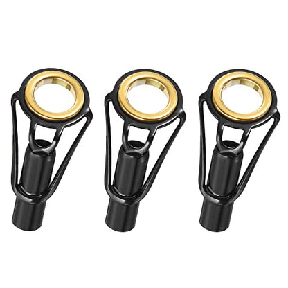 PATIKIL Fishing Rod Tips Repair Kit Stainless Steel Ring Guide for Saltwater Freshwater Fishing - size: 4.8mm