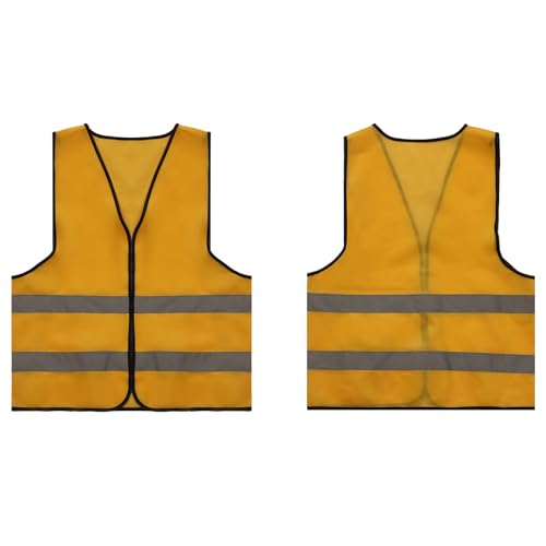 Fishing Vest - Work Vest for Men V Neck Zip Up Lightweight Breathable Sleeveless Utility Jackets Mesh Outwear Vests 2026 - color: 02# Yellow
