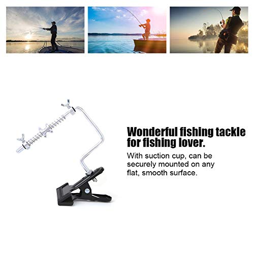 Keenso Fishing Line Spooler Clamp Type Fishing Line Spooler Fishing Line Spool Tool Fishing Spooler Machine with Suction Cup Winder Spooling Tool Tackle