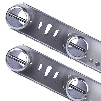 Wall Mounted Fishing Rod Holder for Boat, Stainless Steel 4 Tubes Linked Vertical Fishing Rod Rack for Marine Boat,Fishing Boat, Truck