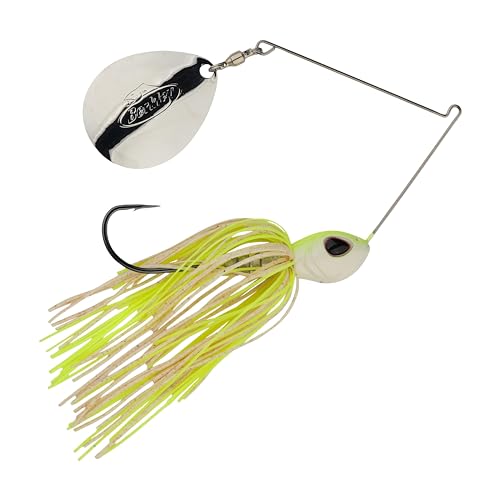 Berkley Power Blade Standard Fishing Spinnerbaits - color: White Chartreuse/Silver, size: 1 oz - Colorado