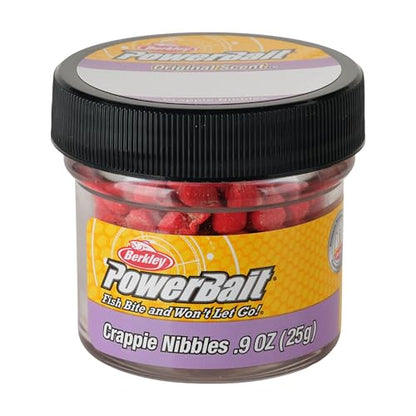 Berkley PowerBait Crappie Nibbles Dough Fishing Bait - color: Fluorescent Red