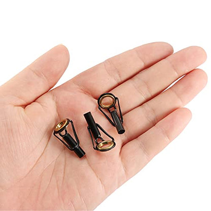 PATIKIL Fishing Rod Tips Repair Kit Stainless Steel Ring Guide for Saltwater Freshwater Fishing - size: 4.2mm
