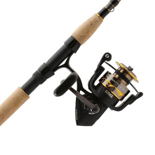Penn Battle IV Spinning Reel and Fishing Rod Combo - size: 3000 Size Reel - 7' - Medium Light - 1pc, style: Battle IV