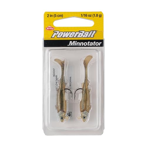 Berkley PowerBait Minnotator Fishing Soft Bait - color: Golden Shiner, size: 2 in - 1/16 oz