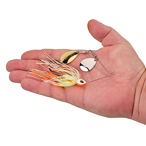 Berkley Power Blade Compact Fishing Spinnerbaits - color: Coleslaw/Silver + Gold, size: 3/8 oz - Colorado Indiana