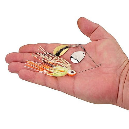 Berkley Power Blade Compact Fishing Spinnerbaits - color: Coleslaw/Silver + Gold, size: 3/8 oz - Colorado Indiana