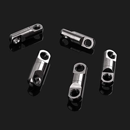 AGOOL Heavy Duty Fishing Swivels Saltwater Stainless Steel High Strength Fishing Heavy Swivels Connectors Copper Barrel Swivels Fishing Tackles for Big Game Sea Ocean Fishing - size: 551lb-10pcs