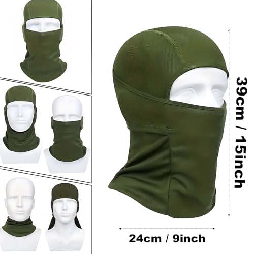 6 Packs Ski Mask Sun UV Protection Hood Breathable, Balaclava Face Mask for Men Women - Motorcycle Fish - color: 6pcs Color M