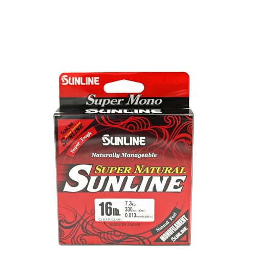 Sunline Super Natural Monofilament Fishing Line - color: Natural Clear, size: 16-Pounds/330-Yards