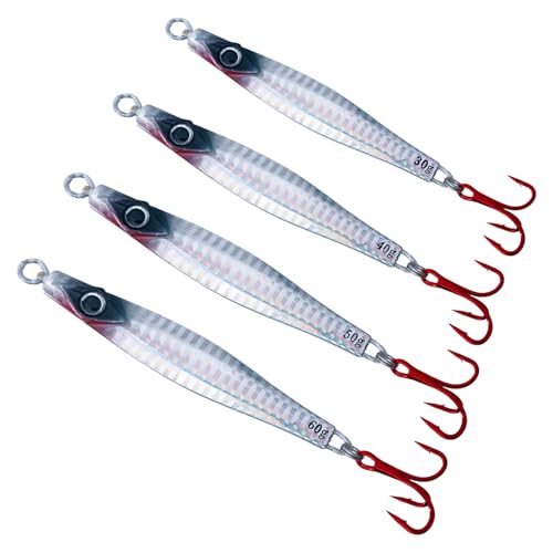 Saltwater Fishing Lures Fishing Jigs Fishing Spoons for Bluefish, Striped bass, Mackerel, Pompano