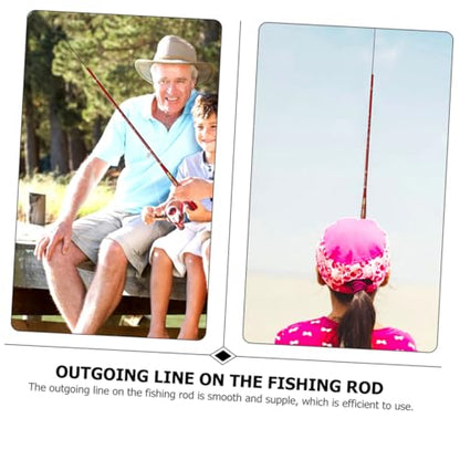 Portable Telescopic Fishing Rod Short Handheld Pole Lightweight for Outdoor Lake Sea Kayaking Use Adjustable Compact Design