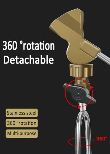 GOLDEAL Rod Holders for Bank Fishing,Bank Fishing Rod Rack Stand,Fish Pole Holder for Beach,360 Degree Adjustable.