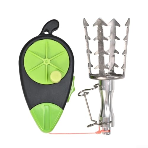 Fishing Bait Retriever with Serrated Grabber Hook and 98.4ft High-Power Line, Lure Snag Recovery Tool for Shore and Boat Anglers