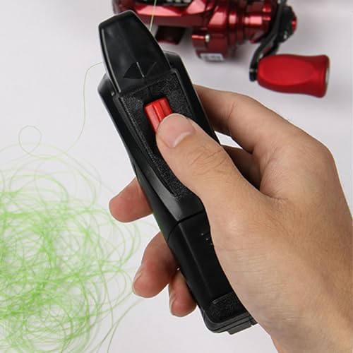 predolo Electric Fishing Line Remover,Winder Machine,Multifunction,Switch Button Design Mini Spooling Tool Fishing Reel Line Spooler