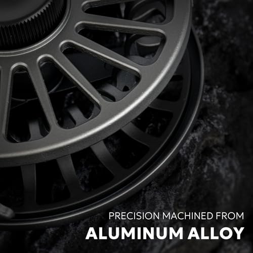 SF SF-003 Fly Fishing Reel for Fly Fishing with Aluminum Alloy Body, Easy Spool Change for Freshwater