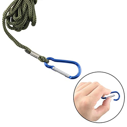 Fish Stringer WHYHKJ Fishing Stringer Clip Stainless Steel Fishing Locking Buckle Live Fish Lure Locking Strap Fishing Accessories