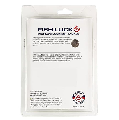 Jimmy Houston Legends Spinner Bait with Willow Blades - color: Fire Tiger, size: 3/8 OZ