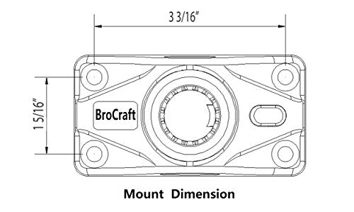 Brocraft Float Tube OR Pontoon Boat Rod Holder / Float Tube Fly Rod Holder