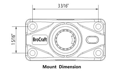 Brocraft Float Tube OR Pontoon Boat Rod Holder / Float Tube Fly Rod Holder