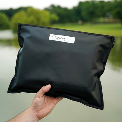 Fishing Tackle Storage Bags - Clear, 6 Pack | Zip Bags for Organizing Baits and Tackle. Extremely Durabality. Holds 30+ bags of baits. (10x12in, 6, Piece) - size: 10 x 12in