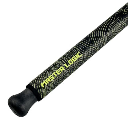 Monster Catfish Casting Rod, 7' MH Glow-in-Dark 1-Piece | Glow catfish rod with S-glass carbon blank, EVA grip, stainless guides, 10-50lb line and 1-10oz lures for night fishing - color: Yellow, size: ["Catfish Rod 7'-1pc-Medium Heavy"]
