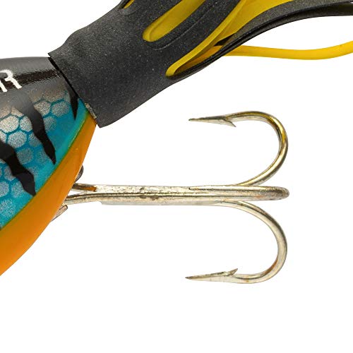 Arbogast Hula Popper Topwater Bass Fishing Lure - color: Perch, size: 2 in, 3/8 oz
